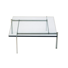 Poul Kjaerholm 61 Coffee Table with Glass